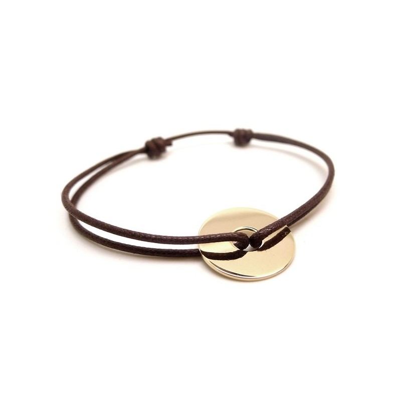 bracelet Jeton homme gravé 