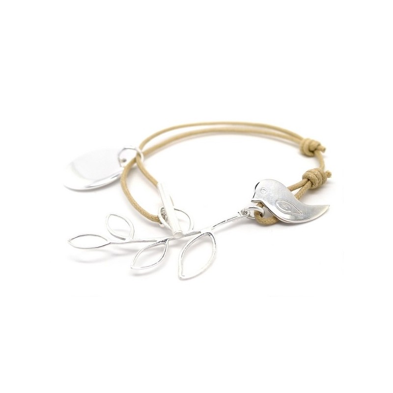 Bracelet Oiseau et sa Branche