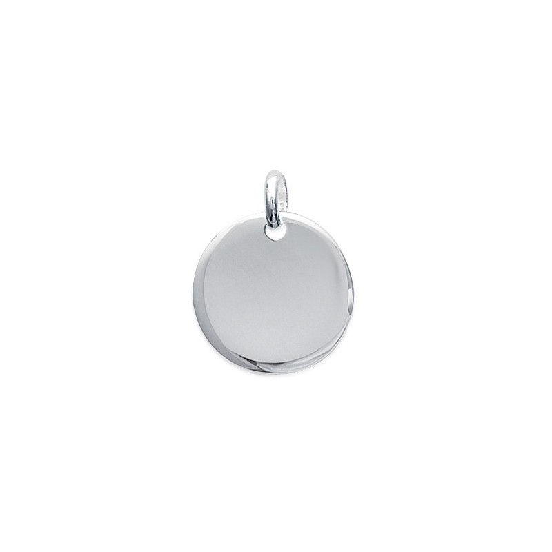 Pendentif Rond Argent925 Rhodié