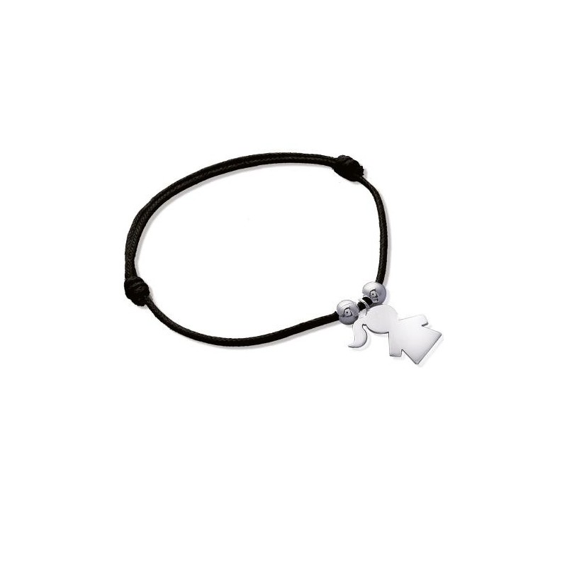 bracelet personnalisé cherubin fille argent pas cher