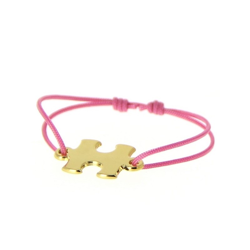 bracelet cordon enfant personnalisé puzzle