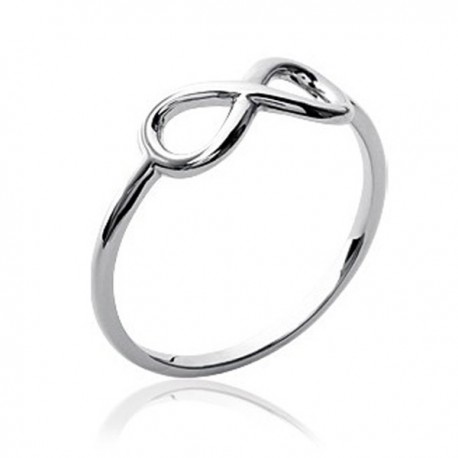 Bague Argent Symbole Infini