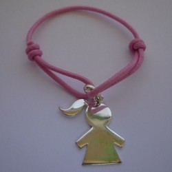 Bracelet gravé medaille bébé