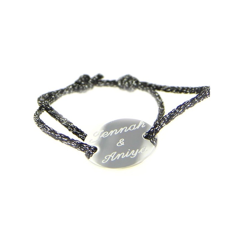 Bracelet personnalisé lien pailleté