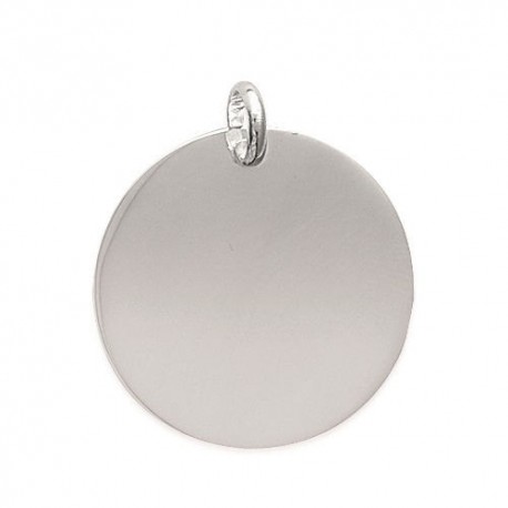 Pendentif Rond Argent925 Rhodié