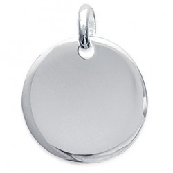 Pendentif Rond Argent925 Rhodié