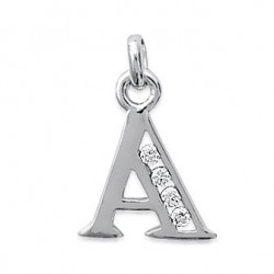 Pendentif Lettre A argent et oz