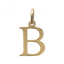 Pendentif Lettre B plaqué or