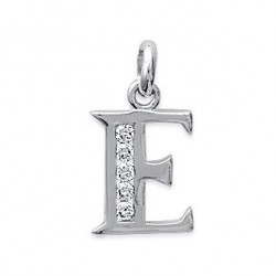 Pendentif Lettre E argent et oz