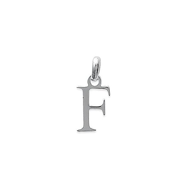 Pendentif Lettre F - Argent 925