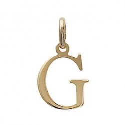 Pendentif Lettre G plaqué or