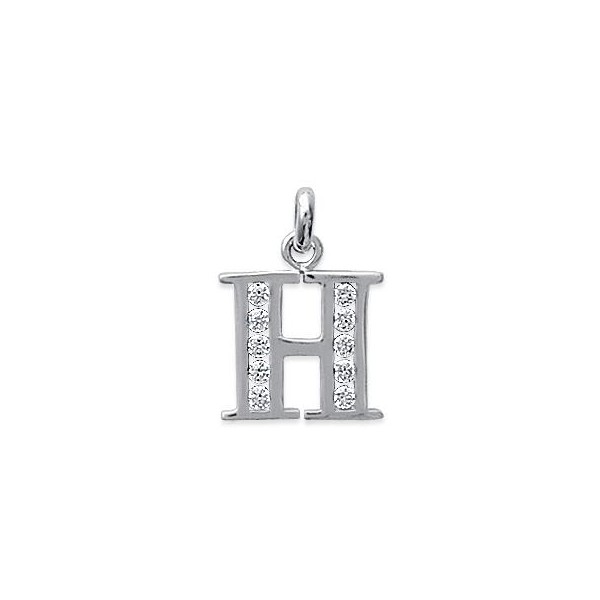 Pendentif Lettre H argent et oz