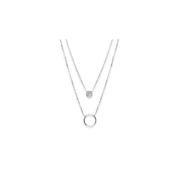 Collier Personnalisé Femme Double Argent 925