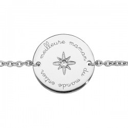 Bracelet maman argent