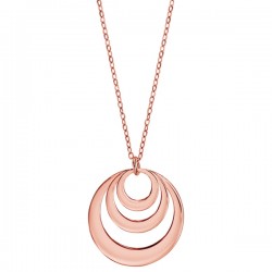 Collier Personnalisé 3 Prénoms Plaqué Or Rose