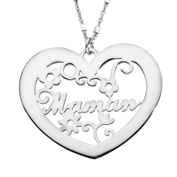 Collier Maman argent