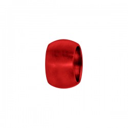 Charms Aluminium Bombé Lisse Rouge