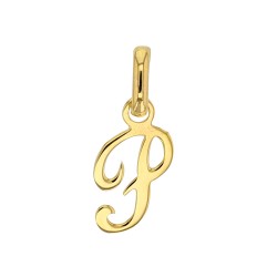 Pendentif Lettre P Or 18 carats