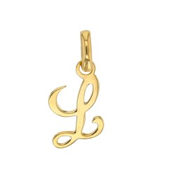 Pendentif Lettre L Or 18 carats