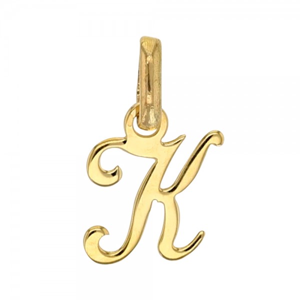 Pendentif Lettre K Or 18 carats