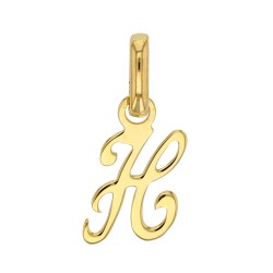 Pendentif Lettre H Or 18 carats