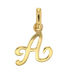 Pendentif Lettre A Or 18 carats