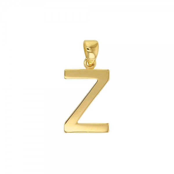 Pendentif Lettre Z Or 9 carats