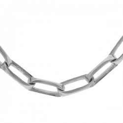 Collier Grosse Maille Argent 55cm