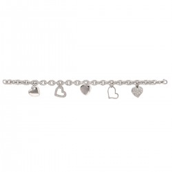 Bracelet Argent avec Coeur