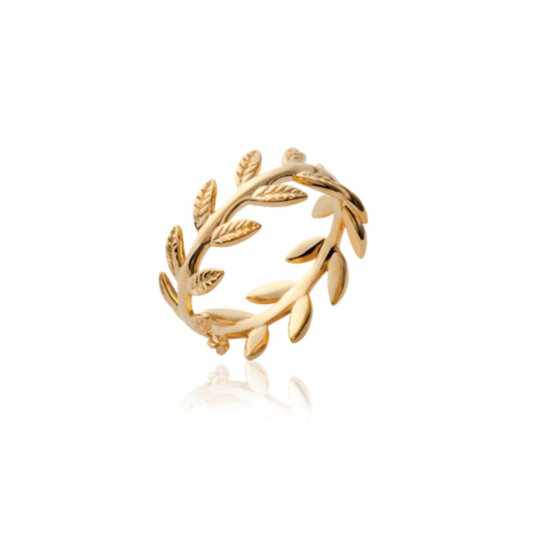 Bague couronne de laurier