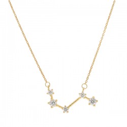 Collier Constellation Argent Doré