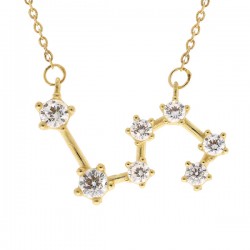 Collier Constellation Argent Doré