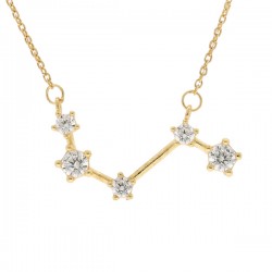 Collier Constellation Argent Doré