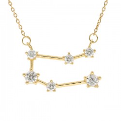 Collier Constellation Argent Doré