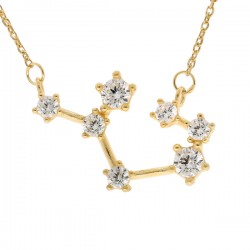 Collier Constellation Argent Doré