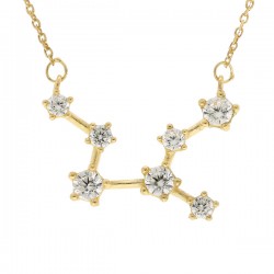 Collier Constellation Argent Doré