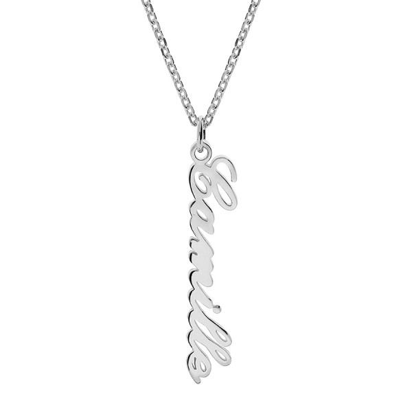 Collier Prénom Vertical Argent 925