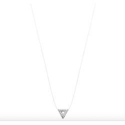 Collier transparent triangle OZ