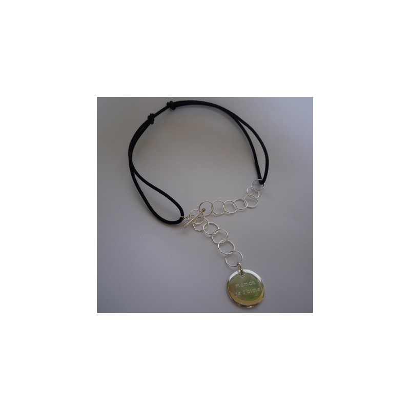 Collier personnalisé Bi-matière 