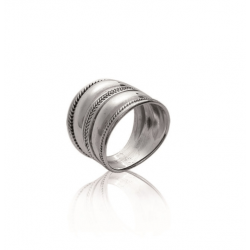 Bague Large Ethnique Argent 925