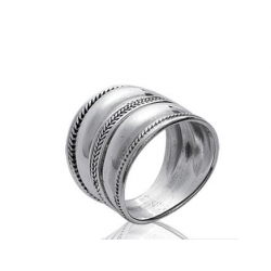 Bague Large Ethnique Argent 925