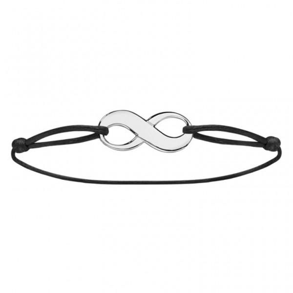 Bracelet Infini Homme Argent à Personnaliser