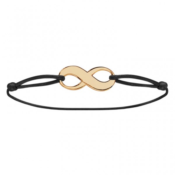 Bracelet Infini Homme Plaqué Or à Personnaliser