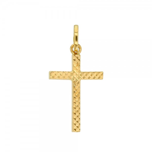 Pendentif Croix en Or 750/1000 petit modèle