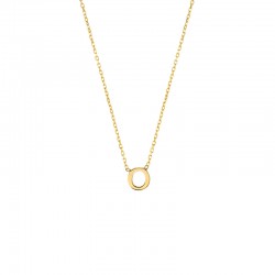 Collier Initiale au choix en Or 9 carats