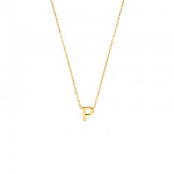 Collier Initiale au choix en Or 9 carats