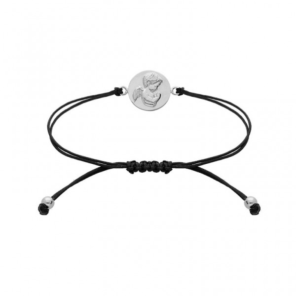 Bracelet personnalisé Ange Argent