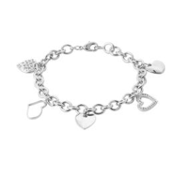 Bracelet Farandole de Coeurs argent 925