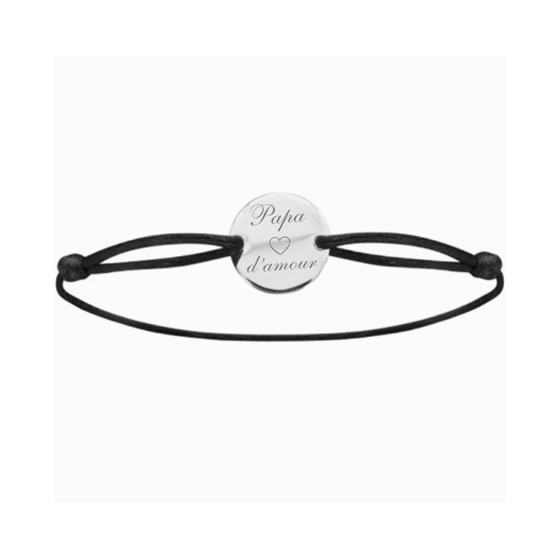 Bracelet gravé papa d'amour