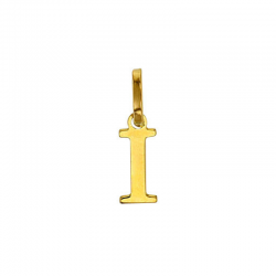 Pendentif Lettre I Or 9 carats